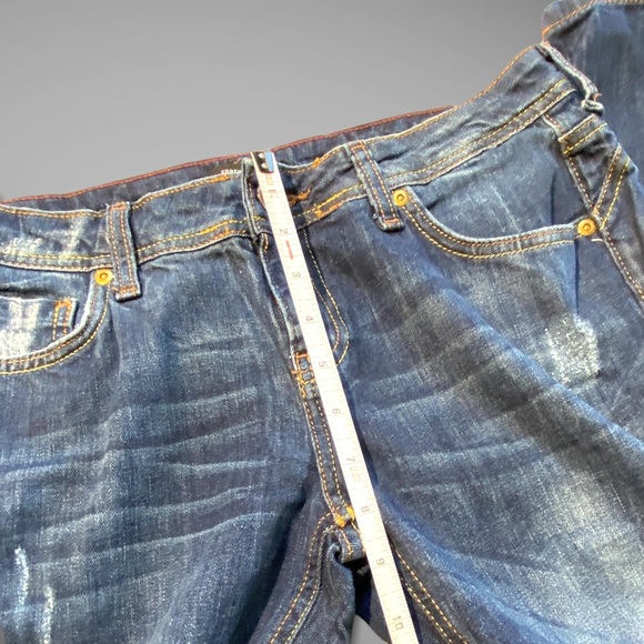 Forever 21 Distressed Low Rise Jeans Sz 30 low rise - Picture 7 of 12